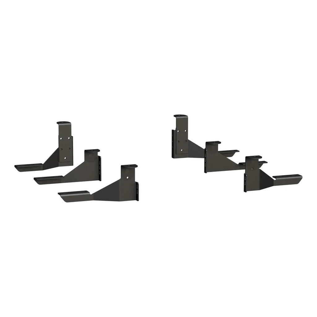 LUVERNE Regal 7 Black Stainless 78" Oval Side Steps, Select Chevy Silverado, GMC Sierra 277078-401113 - Back View
