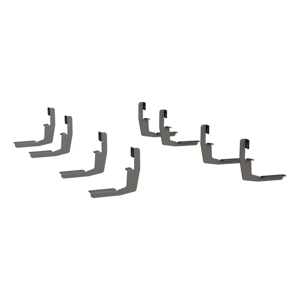 LUVERNE Regal 7 Black Stainless 78" Oval Side Steps, Select Silverado, Sierra Ext. Cab 277078-401445 - Side View