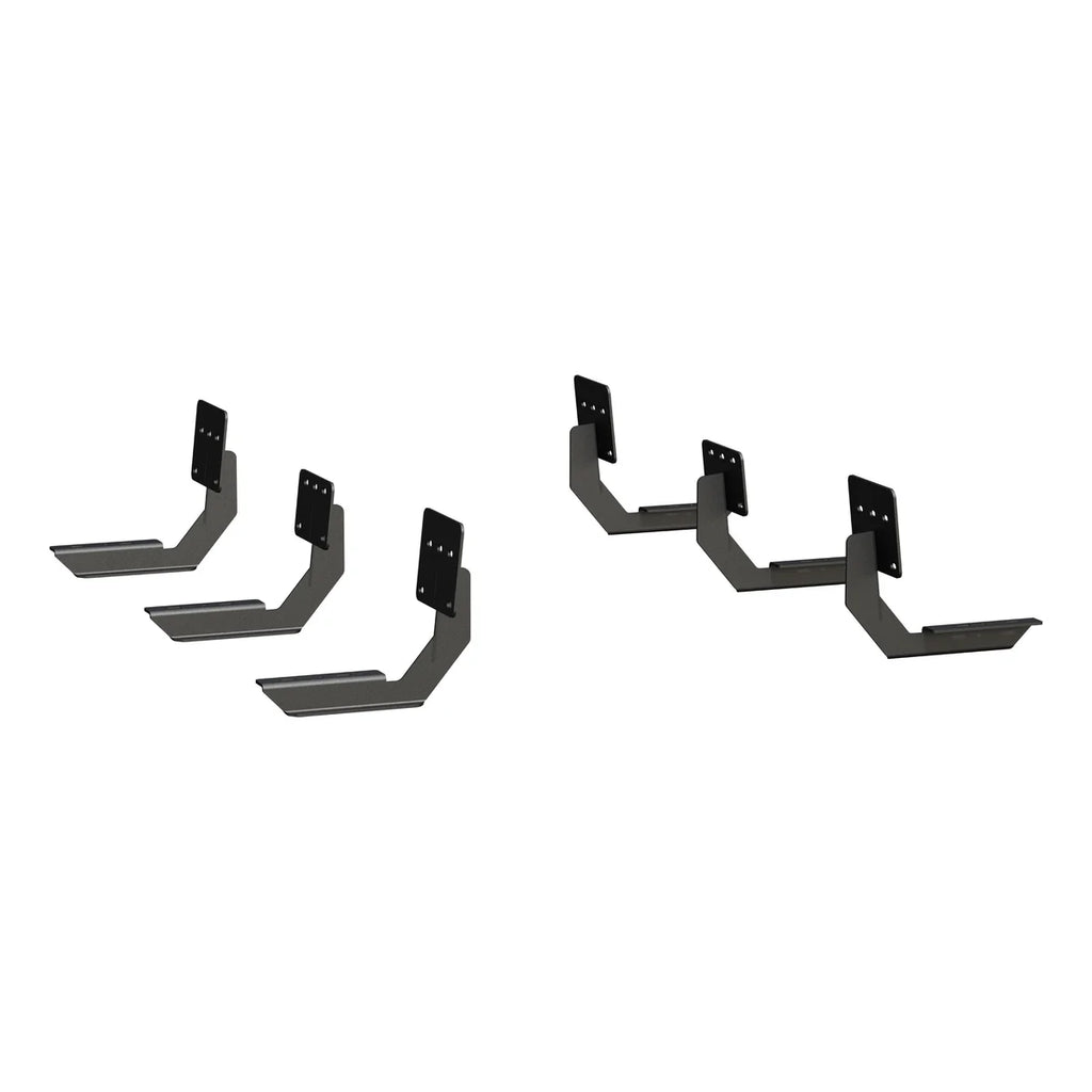 LUVERNE Regal 7 Black Stainless 88" Oval Side Steps, Select Ram 1500 Crew Cab 277088-401633 - Side View