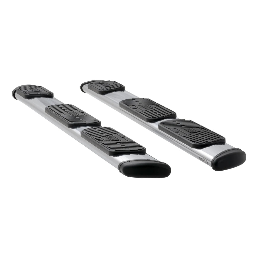 LUVERNE Regal 7 Polished Stainless 101" Oval Side Steps (No Brackets) 477101 - Main Product View
