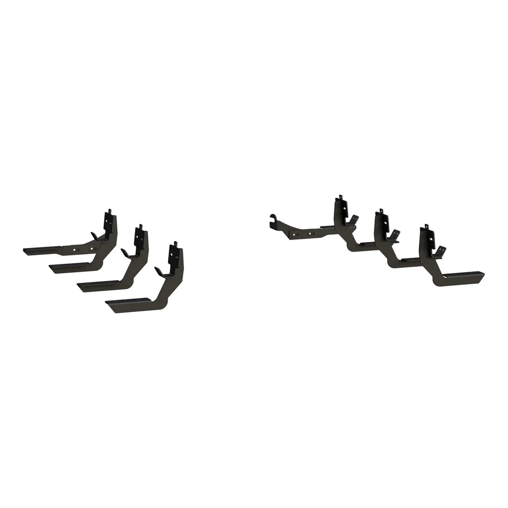 LUVERNE Regal 7 Polished Stainless 102" Oval W2W Steps, Select Ram 2500 477102-401438 - Side View