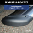 Load image into Gallery viewer, LUVERNE Regal 7 Polished Stainless 125" Oval W2W Steps, Select Ford F-250, F-350, F-450 477125-401733 - Additional View 8