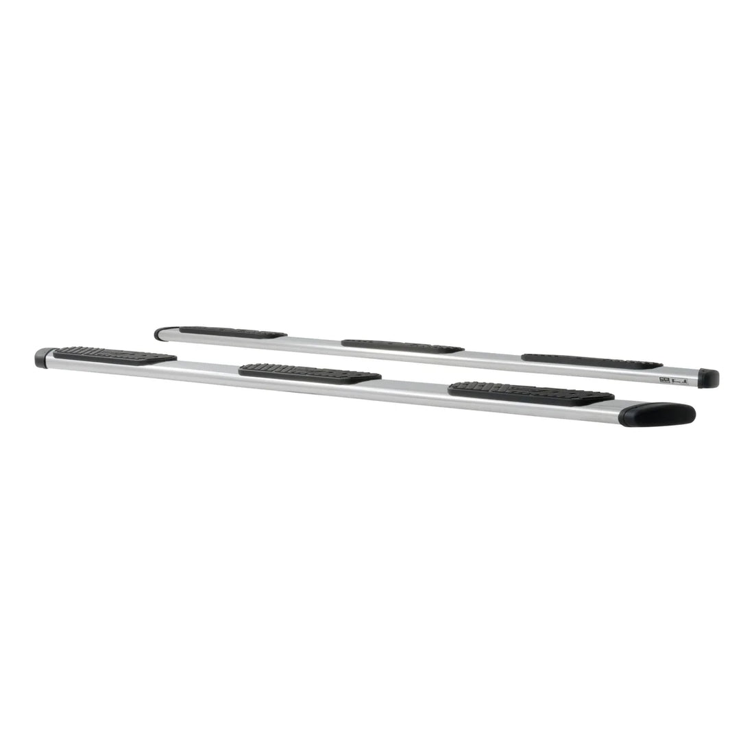 LUVERNE Regal 7 Polished Stainless 125" Oval W2W Steps, Select Ram 3500 477125-401338 - Side View