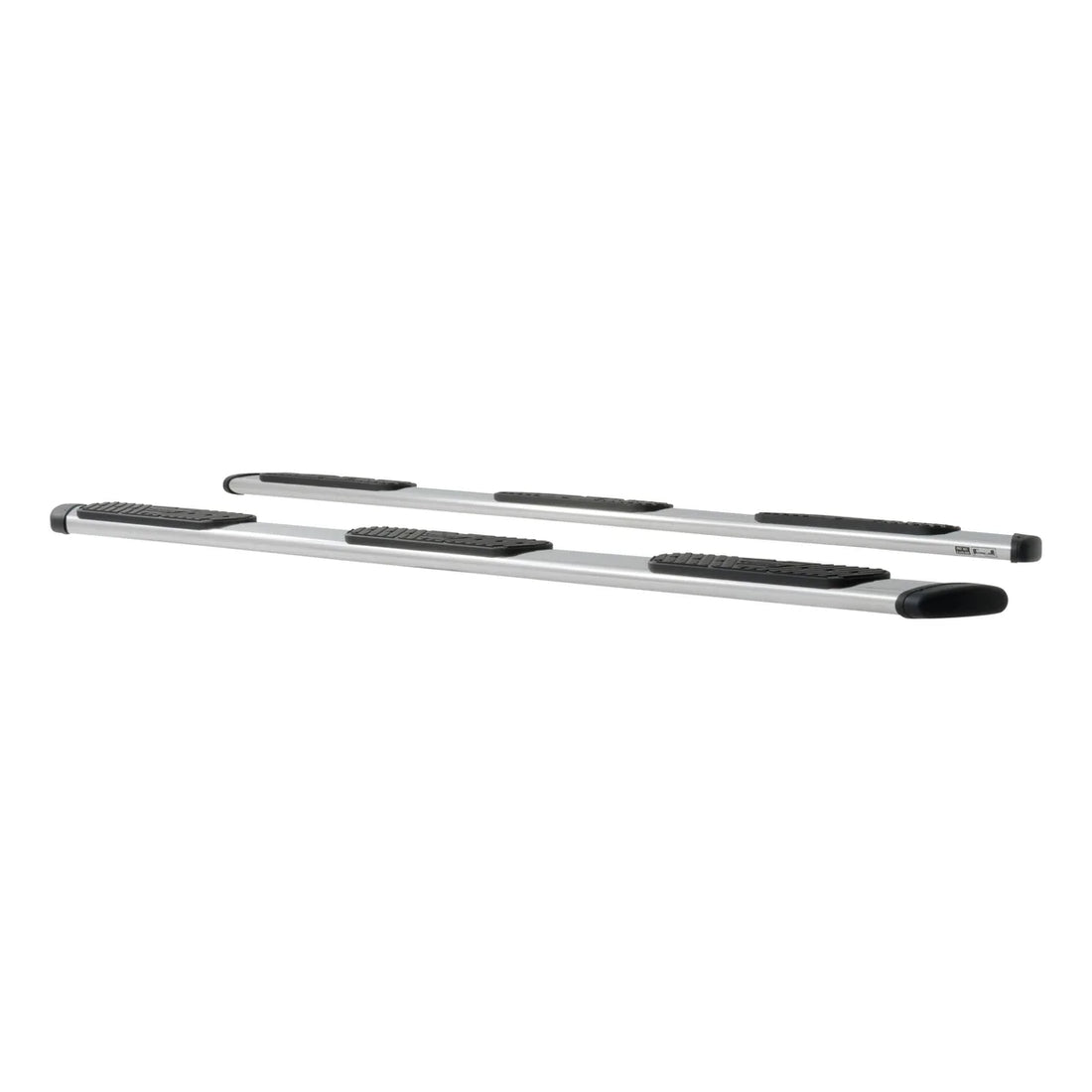 LUVERNE Regal 7 Polished Stainless 125" Oval W2W Steps, Select Ram 3500 477125-401339 - Side View