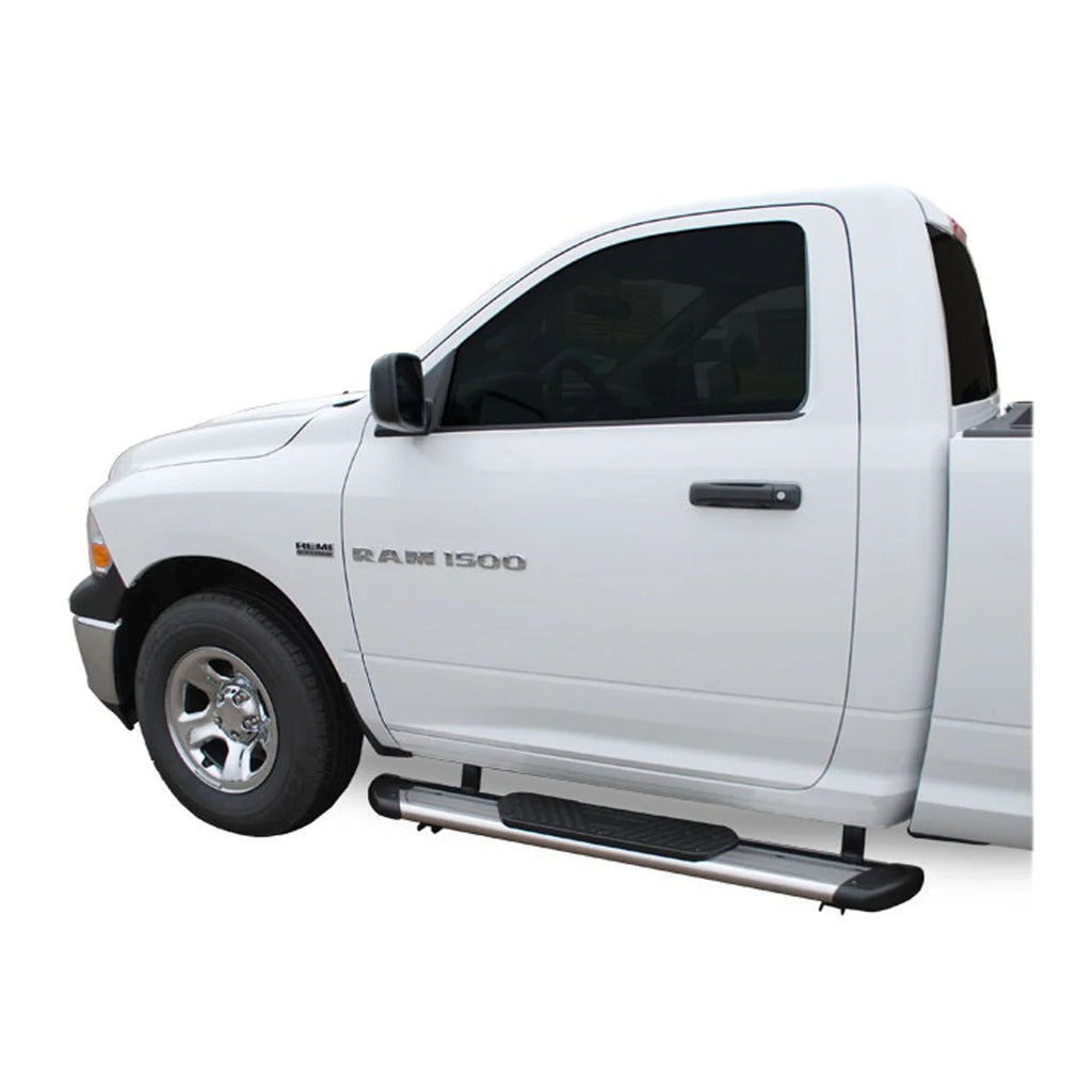 LUVERNE Regal 7 Polished Stainless 60" Oval Side Steps (No Brackets) 477060 - Side View