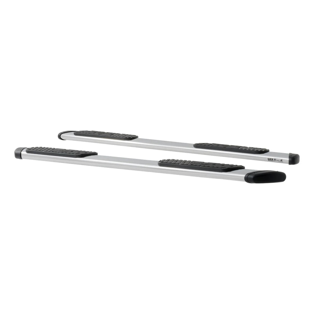 LUVERNE Regal 7 Polished Stainless 93" Oval W2W Steps, Select Silverado, Sierra 477093-401117 - Side View