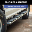 Load image into Gallery viewer, LUVERNE Regal 7 Polished Stainless 93" Oval W2W Steps, Select Silverado, Sierra HD 477093-401449 - Additional View 7