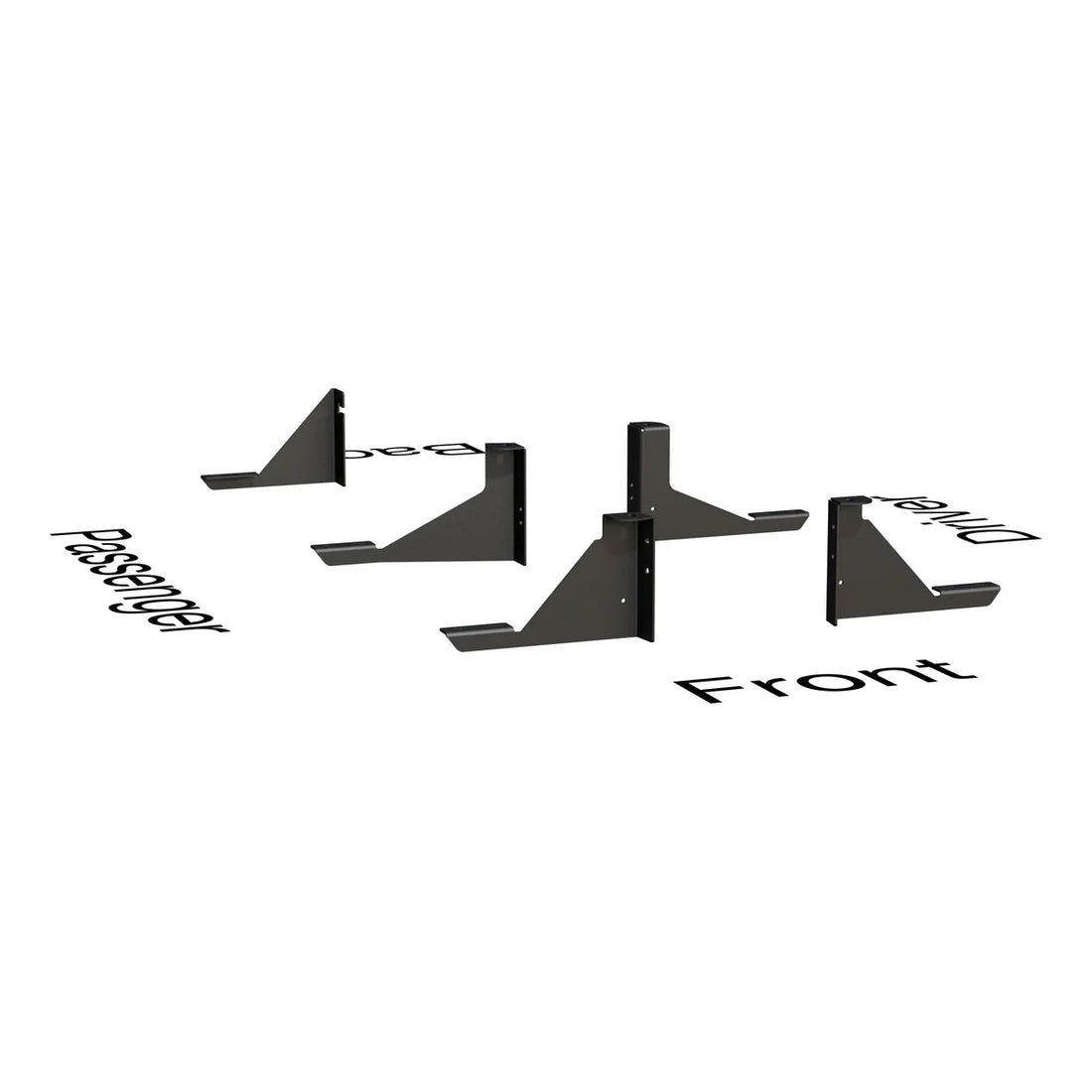 LUVERNE Running Board Mounting Bracket 400344 - Side View