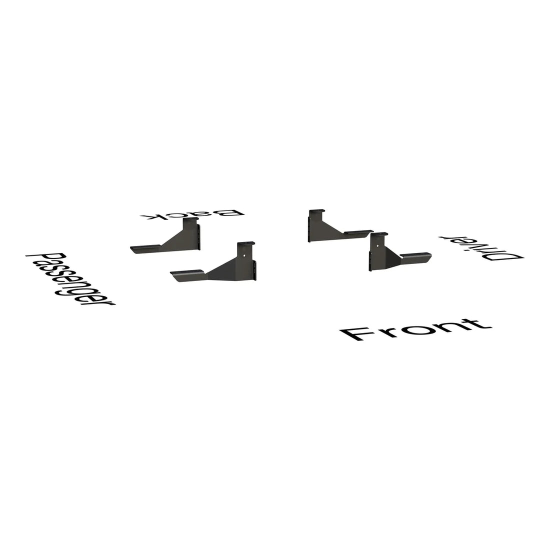 LUVERNE Running Board Mounting Bracket 401111 - Side View