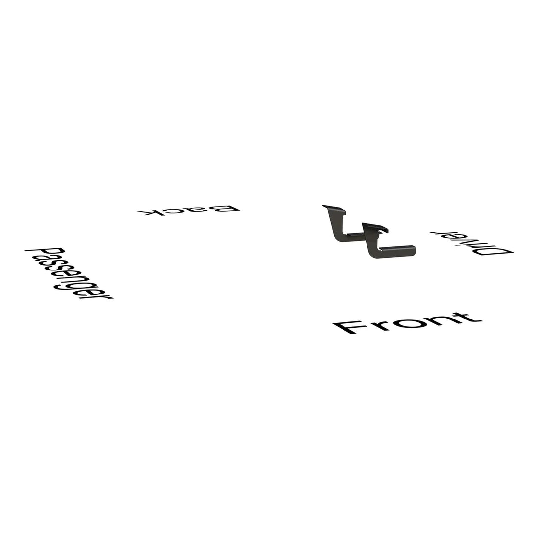 LUVERNE Running Board Mounting Bracket 401473 - Side View