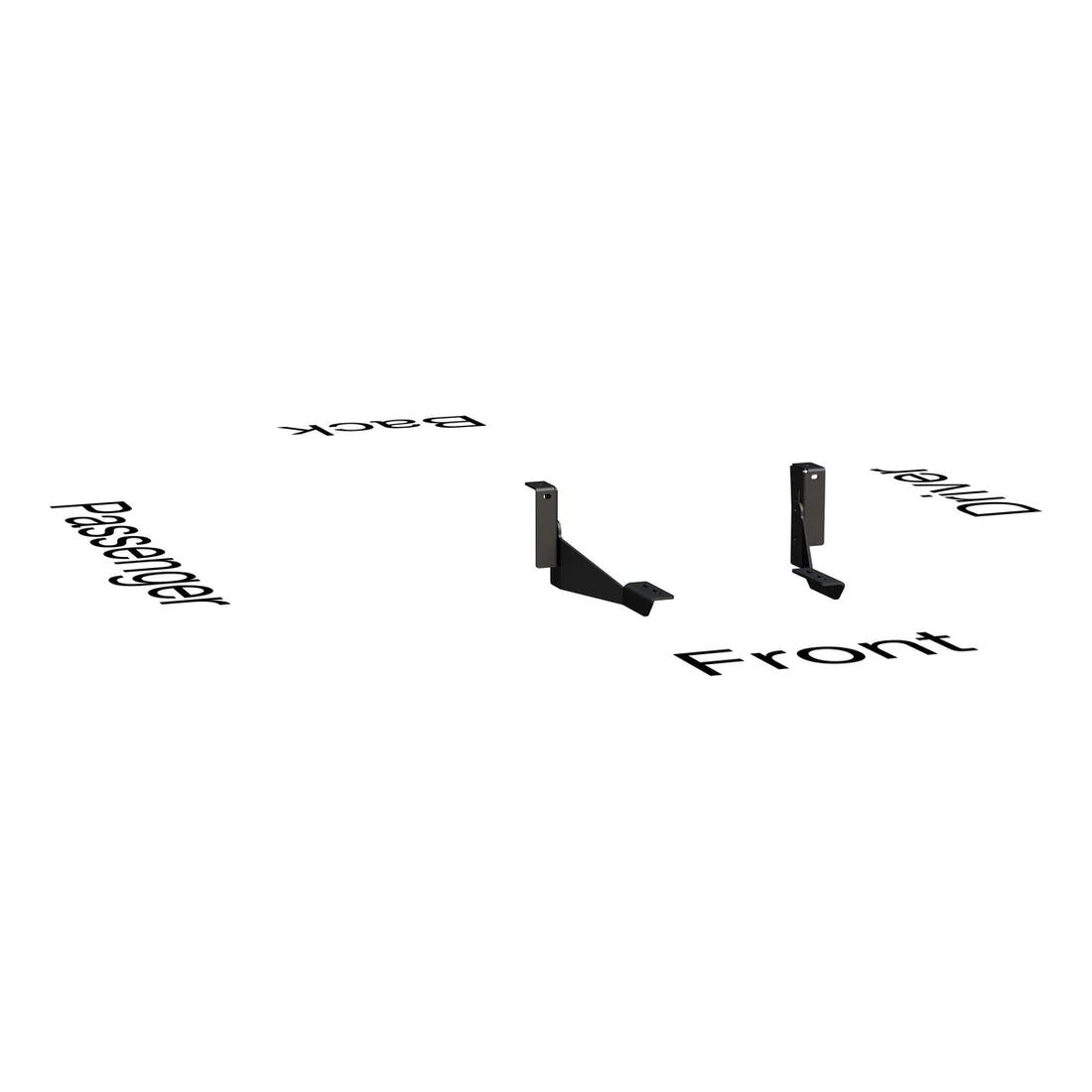 LUVERNE Running Board Mounting Bracket 401478 - Side View