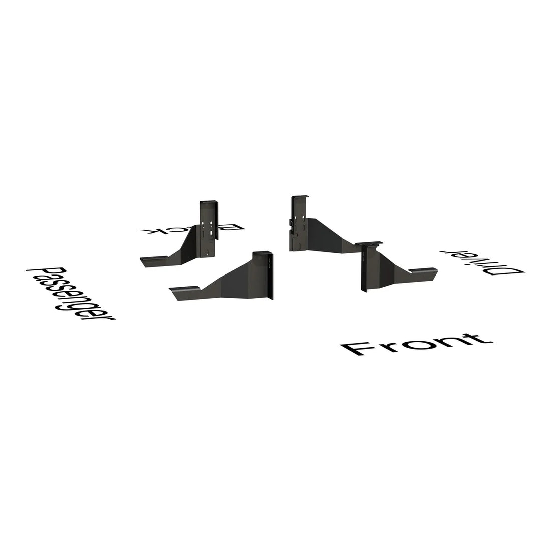 LUVERNE Running Board Mounting Bracket 571031 - Side View