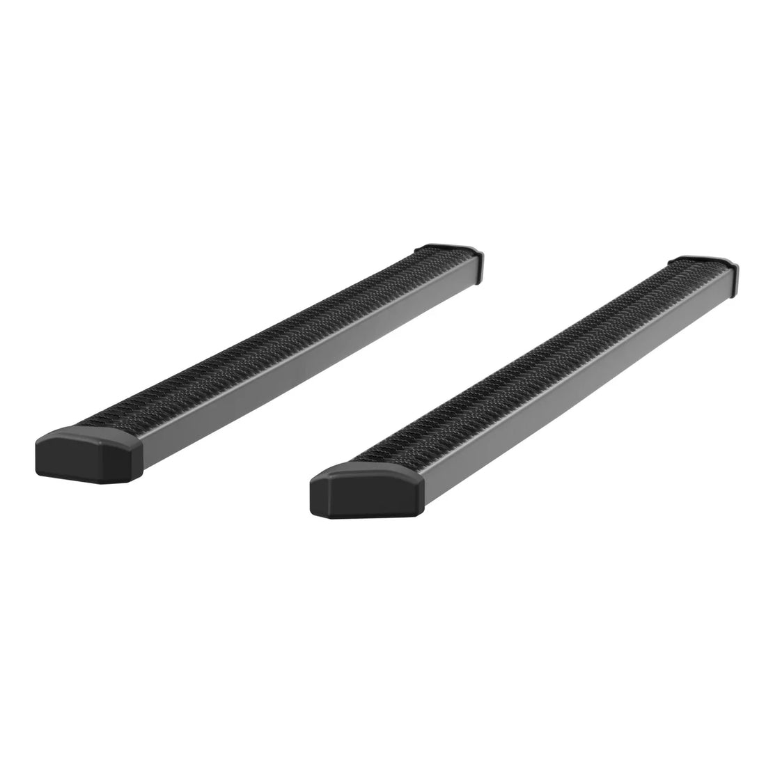 LUVERNE SlimGrip 5" x 78" Black Aluminum Running Boards, Select Ram 1500 Quad Cab 416078-4055117 - Side View