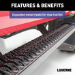 Load image into Gallery viewer, LUVERNE SlimGrip 5" x 88" Black Aluminum Running Boards, Select Silverado, Sierra Crew 416088-4055105 - Additional View 7