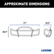 Load image into Gallery viewer, LUVERNE SolidShield Van Grille Guard for Select Mercedes-Benz Sprinter 2500, 3500 208815 - Side View