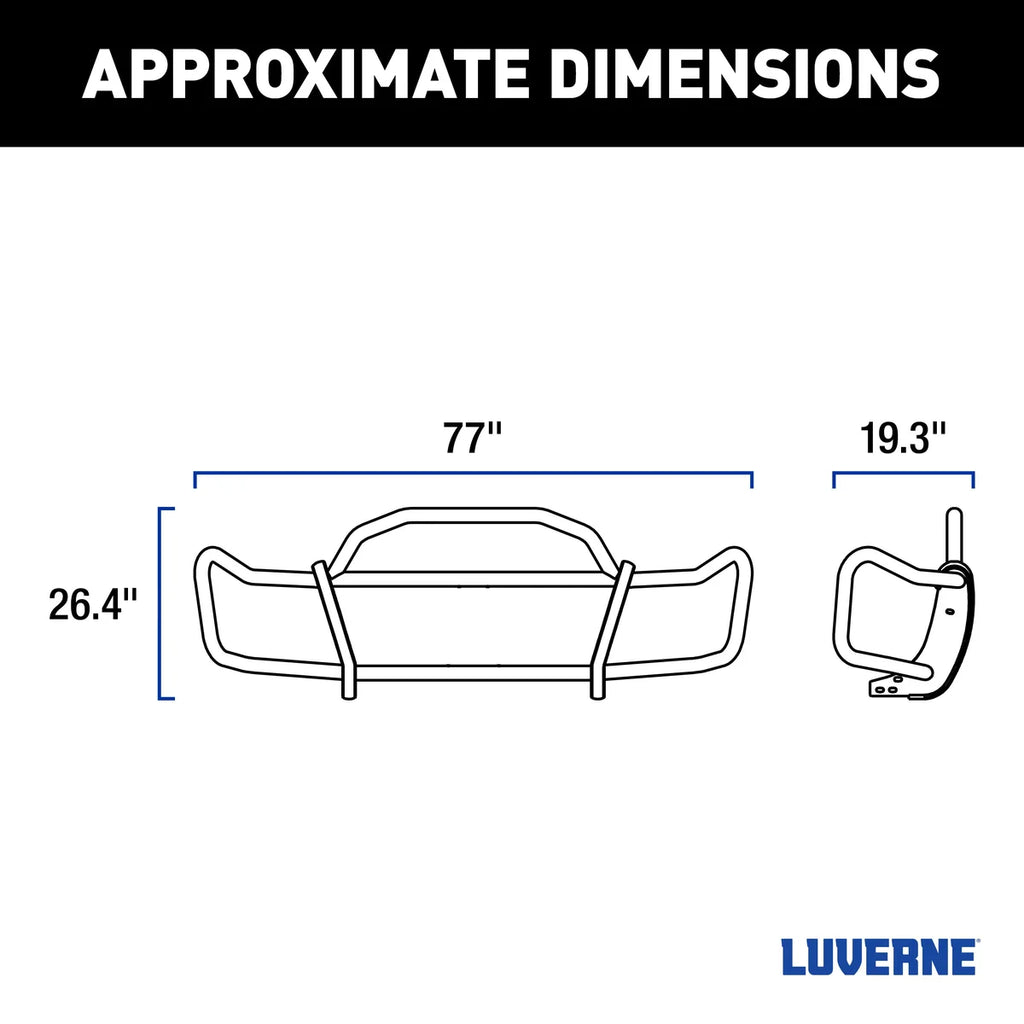 LUVERNE SolidShield Van Grille Guard for Select Ram ProMaster 208820 - Side View