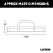 Load image into Gallery viewer, LUVERNE Tuff Guard Black Stainless Van Grille Guard, Select Ford Transit-150, 250, 350 205530-205920 - Installation View