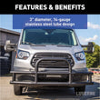 Load image into Gallery viewer, LUVERNE Tuff Guard Black Stainless Van Grille Guard, Select Ford Transit-150, 250, 350 205530-205920 - Additional View 6
