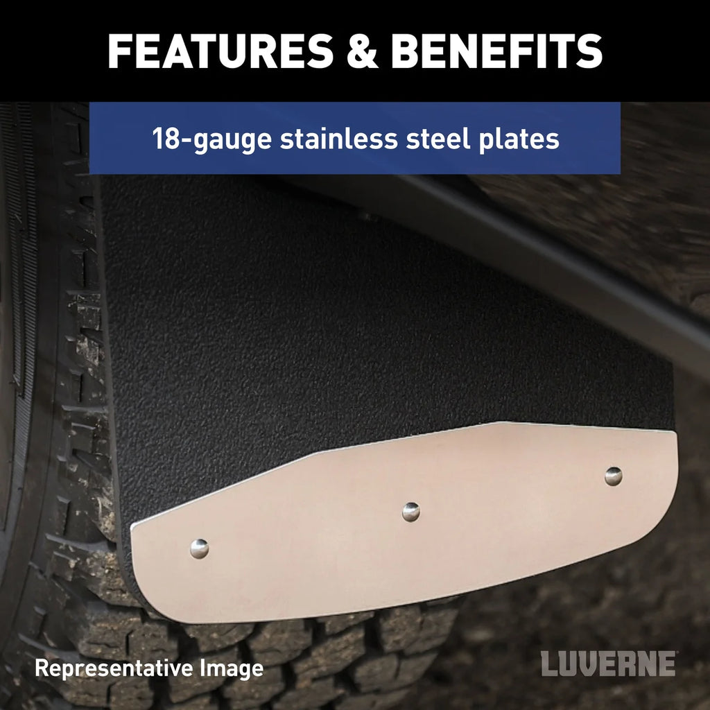 LUVERNE Universal Dually 20" x 23" Textured Rubber Mud Guards (2 Flaps) 252023 - Additional View 7