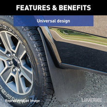 Load image into Gallery viewer, LUVERNE Universal Front or Rear 12" x 20" Textured Rubber Mud Guards (2 Flaps) 251020 - Side View
