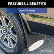 Load image into Gallery viewer, LUVERNE Universal Front or Rear 14" x 23" Textured Rubber Mud Guards (2 Flaps) 250014 - Additional View 6