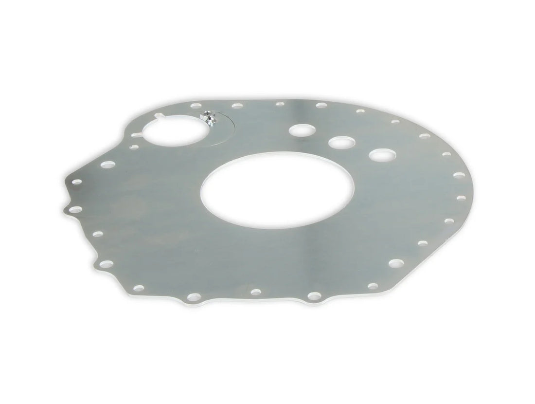 Lakewood Lakewood Safety Block Plate - Chevy - Steel - Manual Transmission - Back View