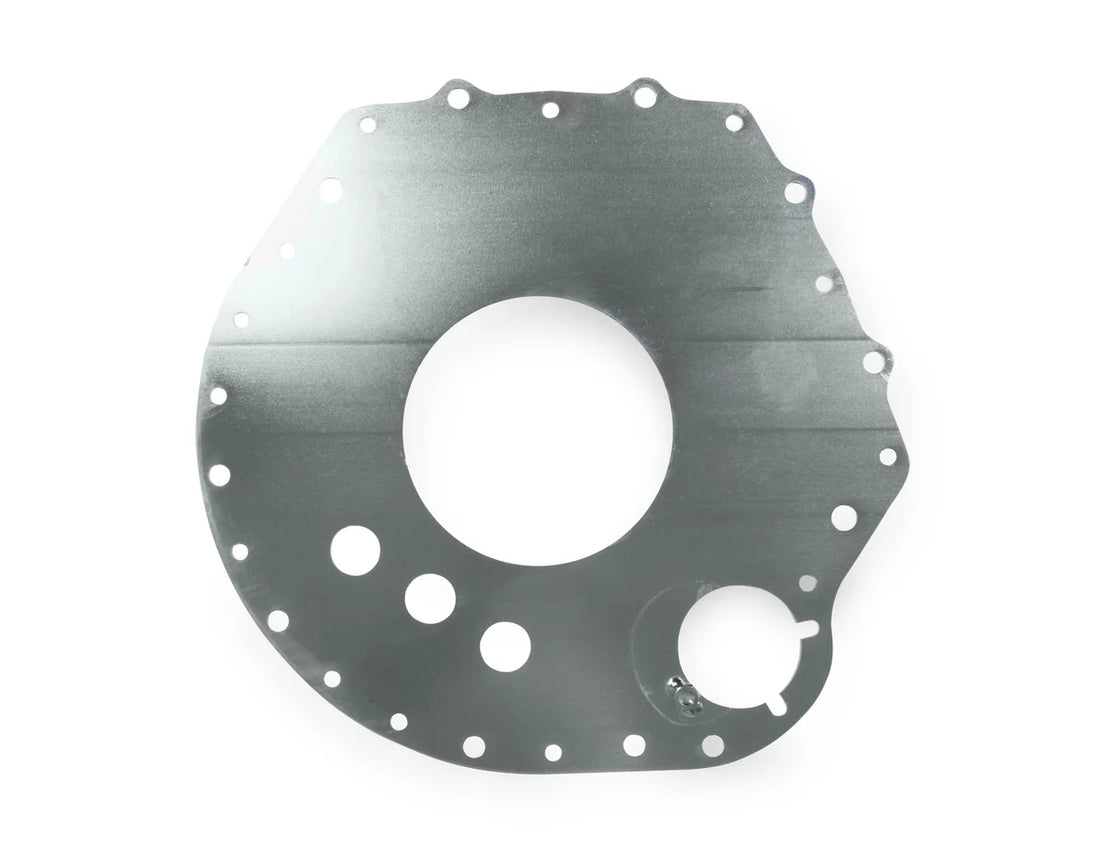 Lakewood Lakewood Safety Block Plate - Chevy - Steel - Manual Transmission - Installation View