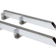 Load image into Gallery viewer, Lakewood Universal - 28" Long - Chrome Plated Steel - Pair - Side View