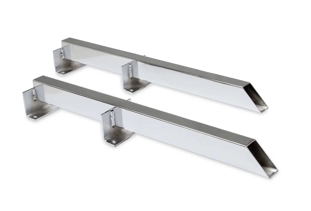 Lakewood Universal - 28" Long - Chrome Plated Steel - Pair - Side View