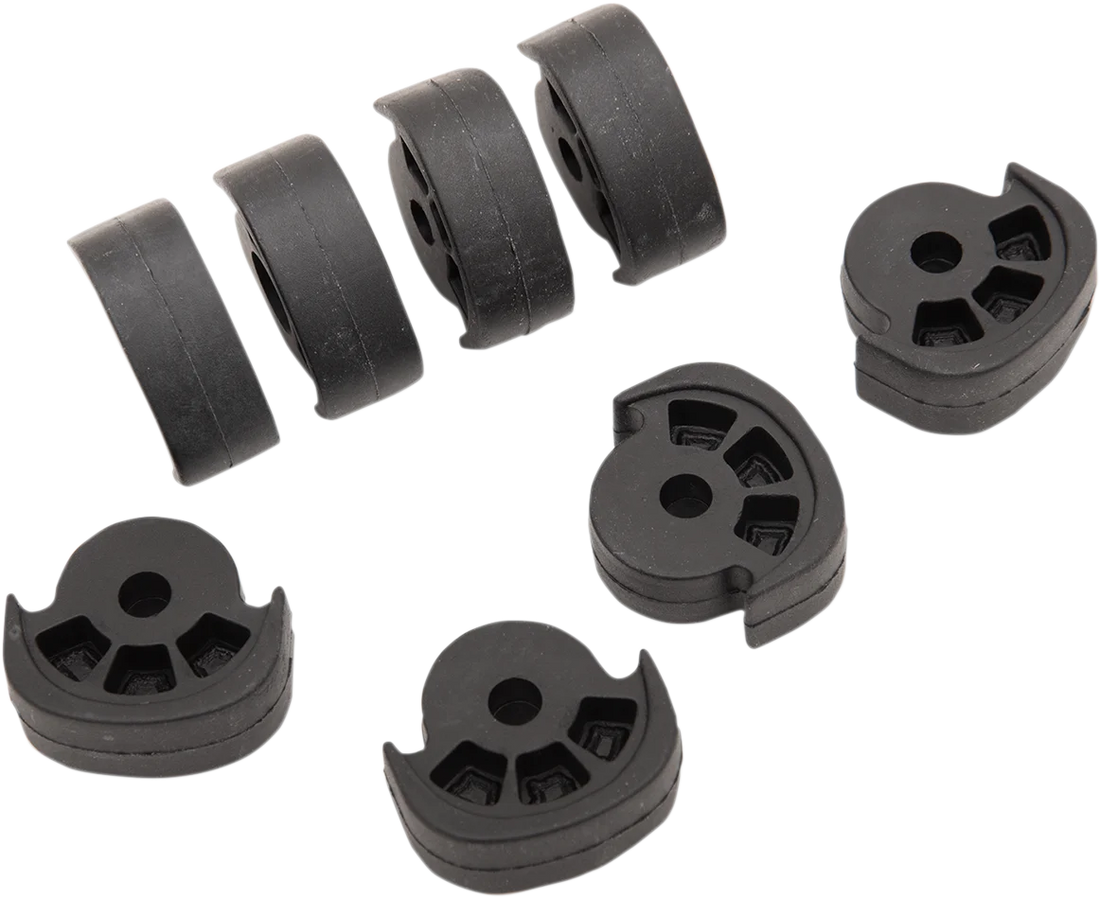 Large Footpegs - Rubbers Only DragSpecialties 361056-HC6 - Side View