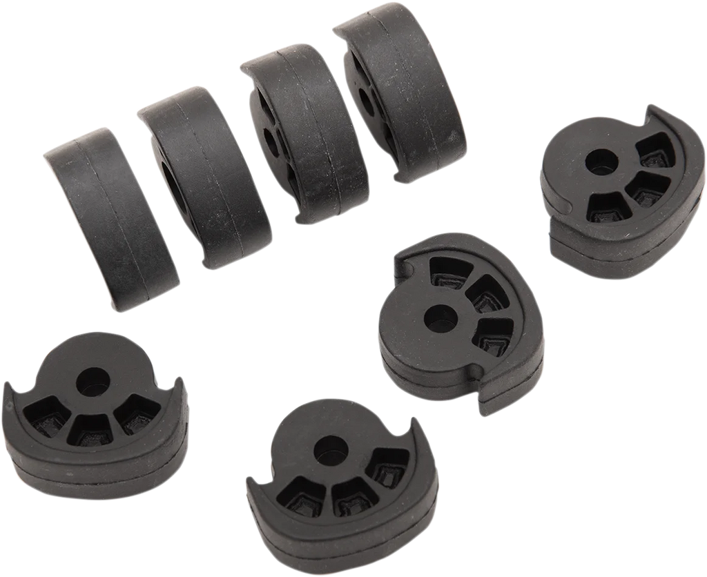 Large Footpegs - Rubbers Only DragSpecialties 361056-HC6 - Side View