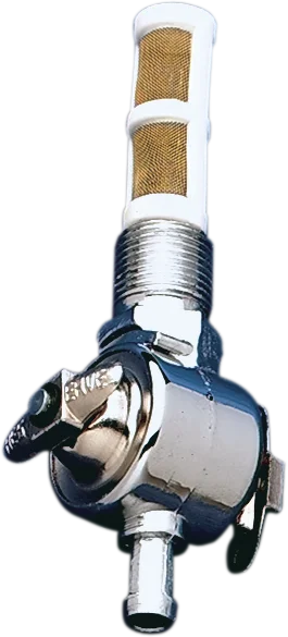 Late-Style Fuel Petcock - 90° - 3/8" NPT DragSpecialties 03-0016-BC331 - Side View