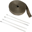 Load image into Gallery viewer, Lava Rock Exhaust Wrap Kit - Metallic - 1" x 50' - Main Product View