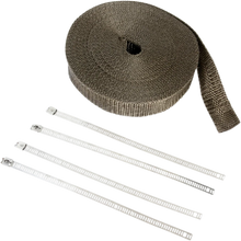 Load image into Gallery viewer, Lava Rock Exhaust Wrap Kit - Metallic - 1" x 50' - Main Product View