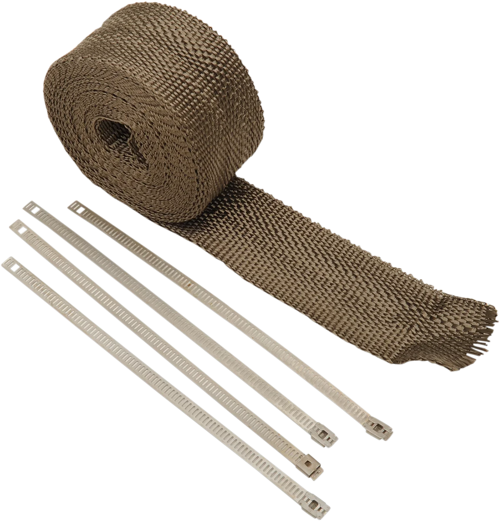 Lava Rock Exhaust Wrap Kit - Metallic - 2" x 25' - Main Product View