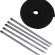 Load image into Gallery viewer, Lava Rock Exhaust Wrap Kit - Metallic Black - 1" x 50' - Main Product View