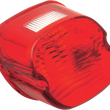 Load image into Gallery viewer, Laydown Taillight Lens - Red DragSpecialties 12-0018C-BC446 - Main Product View