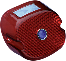Load image into Gallery viewer, Laydown Taillight Lens - Red DragSpecialties 12-0018C-BC446 - Side View