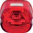 Load image into Gallery viewer, Laydown Taillight Lens - Red DragSpecialties 12-0402C - Main Product View