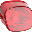 Load image into Gallery viewer, Laydown Taillight Lens - Red DragSpecialties 12-0417A - Main Product View