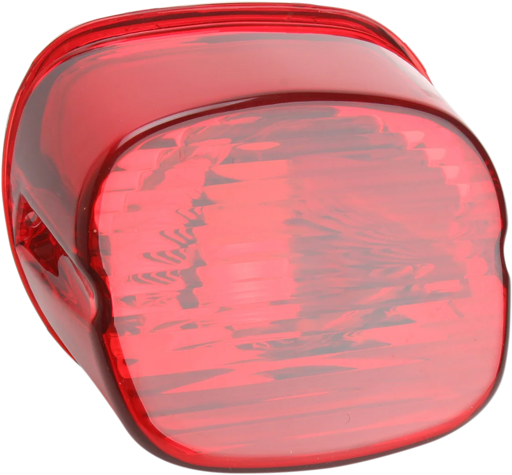 Laydown Taillight Lens - Red DragSpecialties 12-0417A - Main Product View