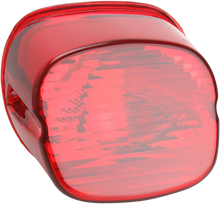 Load image into Gallery viewer, Laydown Taillight Lens - Red DragSpecialties 12-0417A - Main Product View