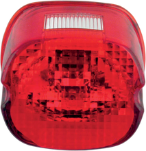 Load image into Gallery viewer, Laydown Taillight Lens - Smoke DragSpecialties 12-0416M - Side View