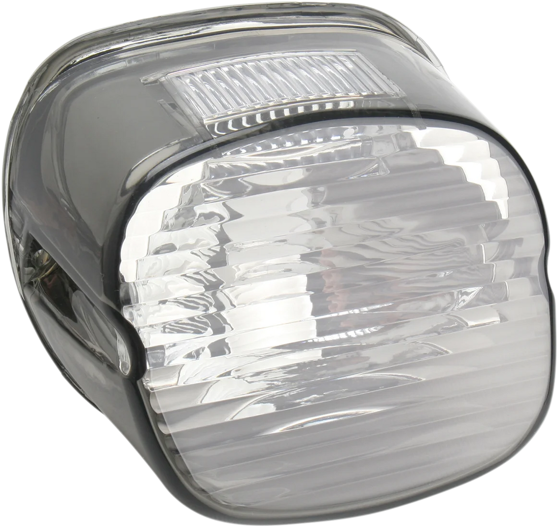 Laydown Taillight Lens - Smoke DragSpecialties 12-0416M - Detail View