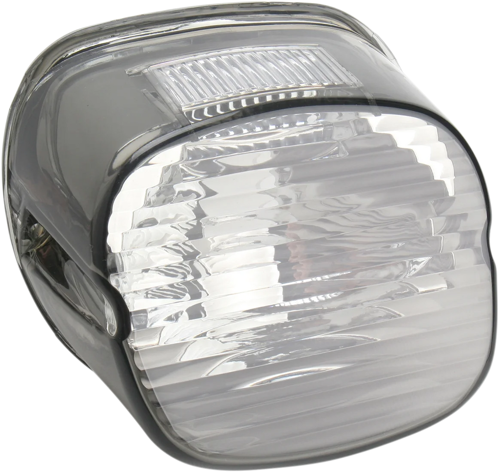 Laydown Taillight Lens - Smoke DragSpecialties 12-0416M - Detail View