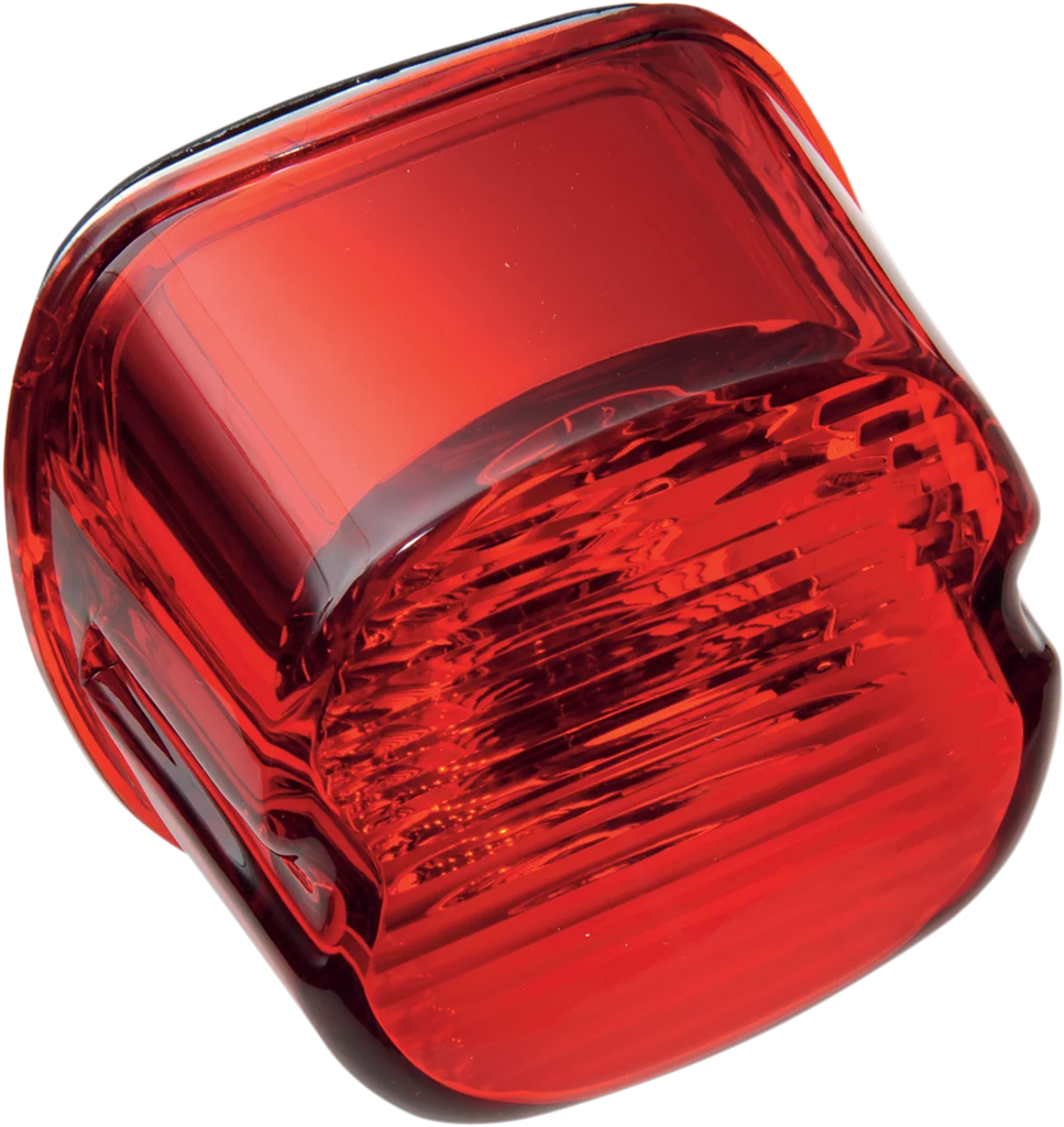 Laydown Taillight Lens - Smoke DragSpecialties 12-0416MA - Side View