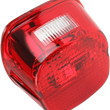 Load image into Gallery viewer, Laydown Taillight Lens - Smoke DragSpecialties 12-0417M - Side View