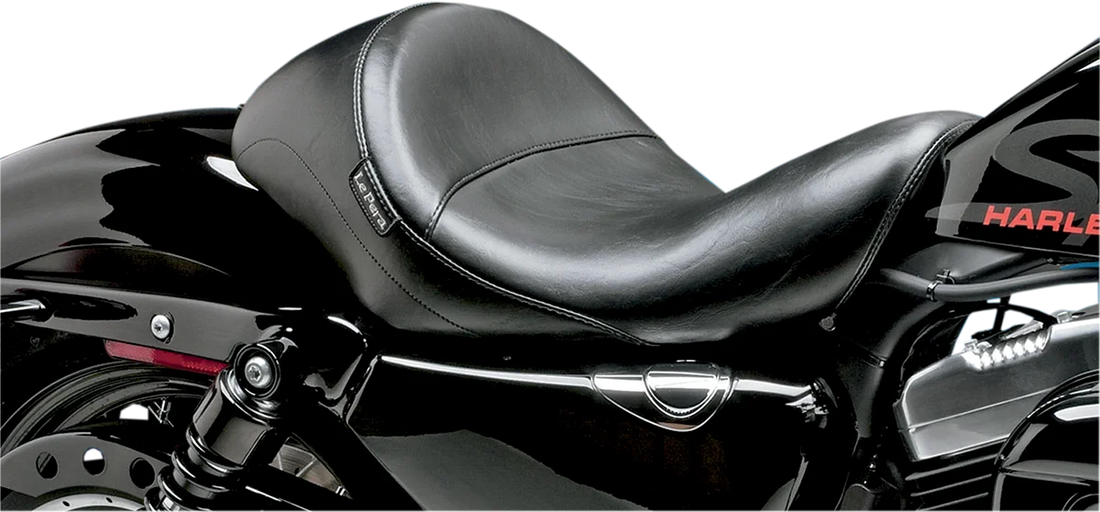 Le Pera Aviator Solo Seat - Smooth - Black - FL '08-'23 LK-017 - Side View