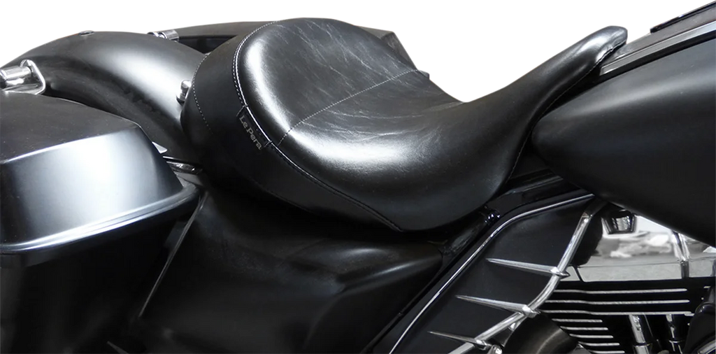 Le Pera Aviator Up Front Solo Seat - Smooth - Black - FL '08-'22 LKU-017 - Main Product View