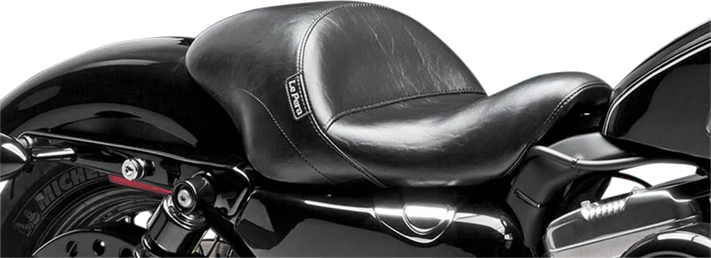 Le Pera Aviator Up Front Solo Seat - Smooth - Black - XL '04-'22 LFU-316 - Main Product View